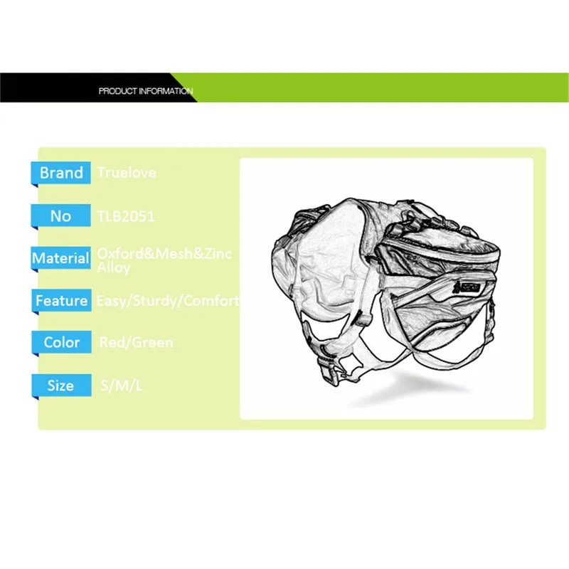 Strapazierfähiges, wasserdichtes Hundegeschirr