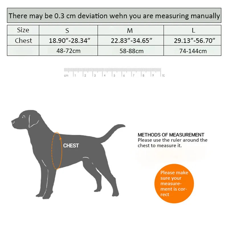 Strapazierfähiges, wasserdichtes Hundegeschirr