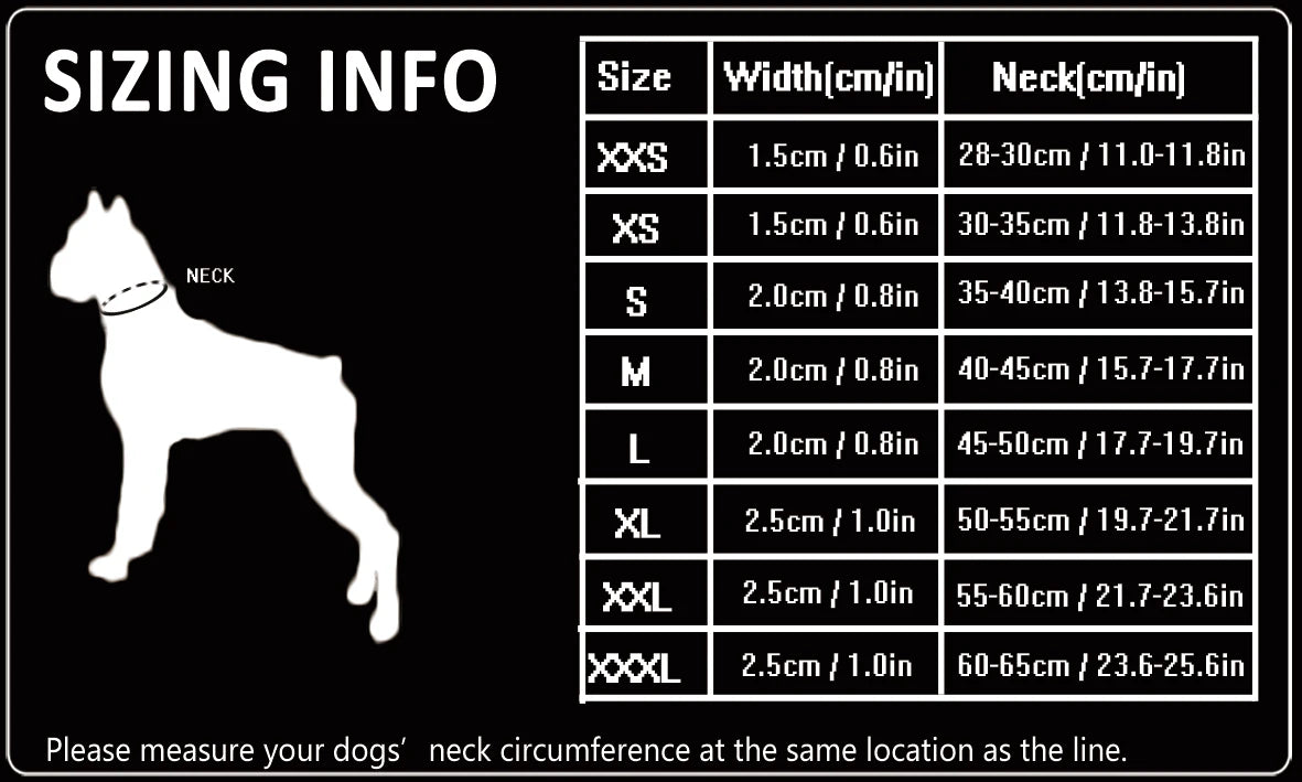 Reflektierendes Hundehalsband