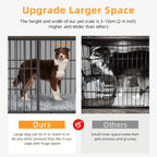 Käfig aus Metall, Holz, 3 Türen, abnehmbar