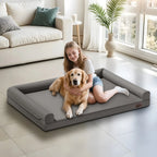 Lit Chien Canapé Cuir Mikrofaser M–2XL Rebords