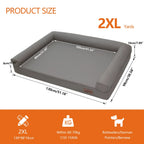 Lit Chien Canapé Cuir Mikrofaser M–2XL Rebords