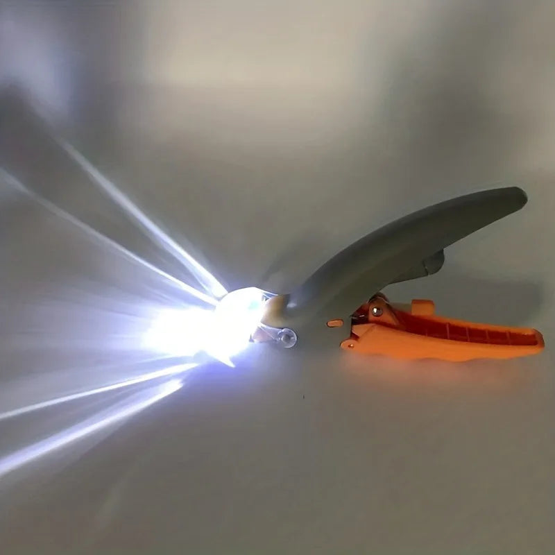 Coupe-griffes chien chat LED acier collecteur