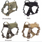 K9 Military Quick Release Tactical Dog Harness