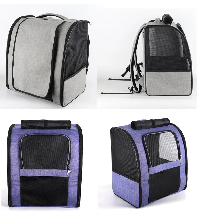 Leichter, atmungsaktiver Katzenrucksack aus Netzgewebe