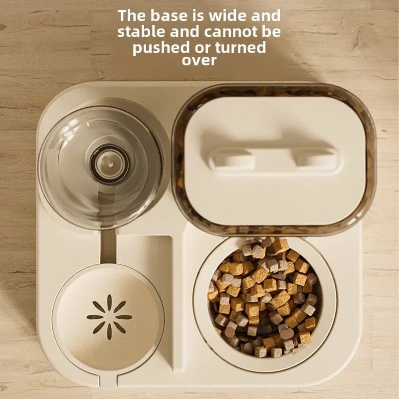 Automatic dispenser for water, food, cat, and dog fountains