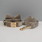 Personalized velvet dog collar