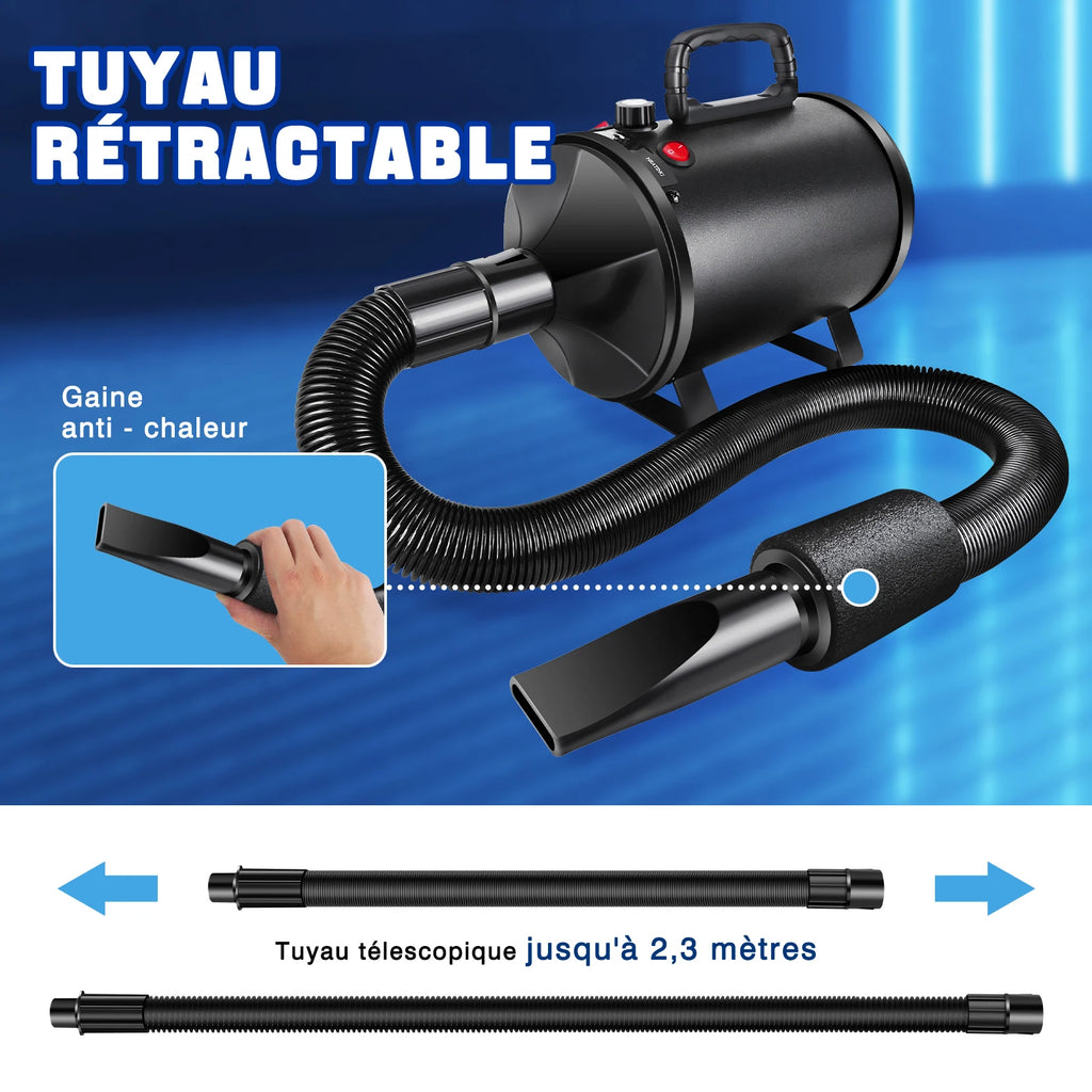 3500W Dog and Cat Grooming Blower with Adjustable Speed