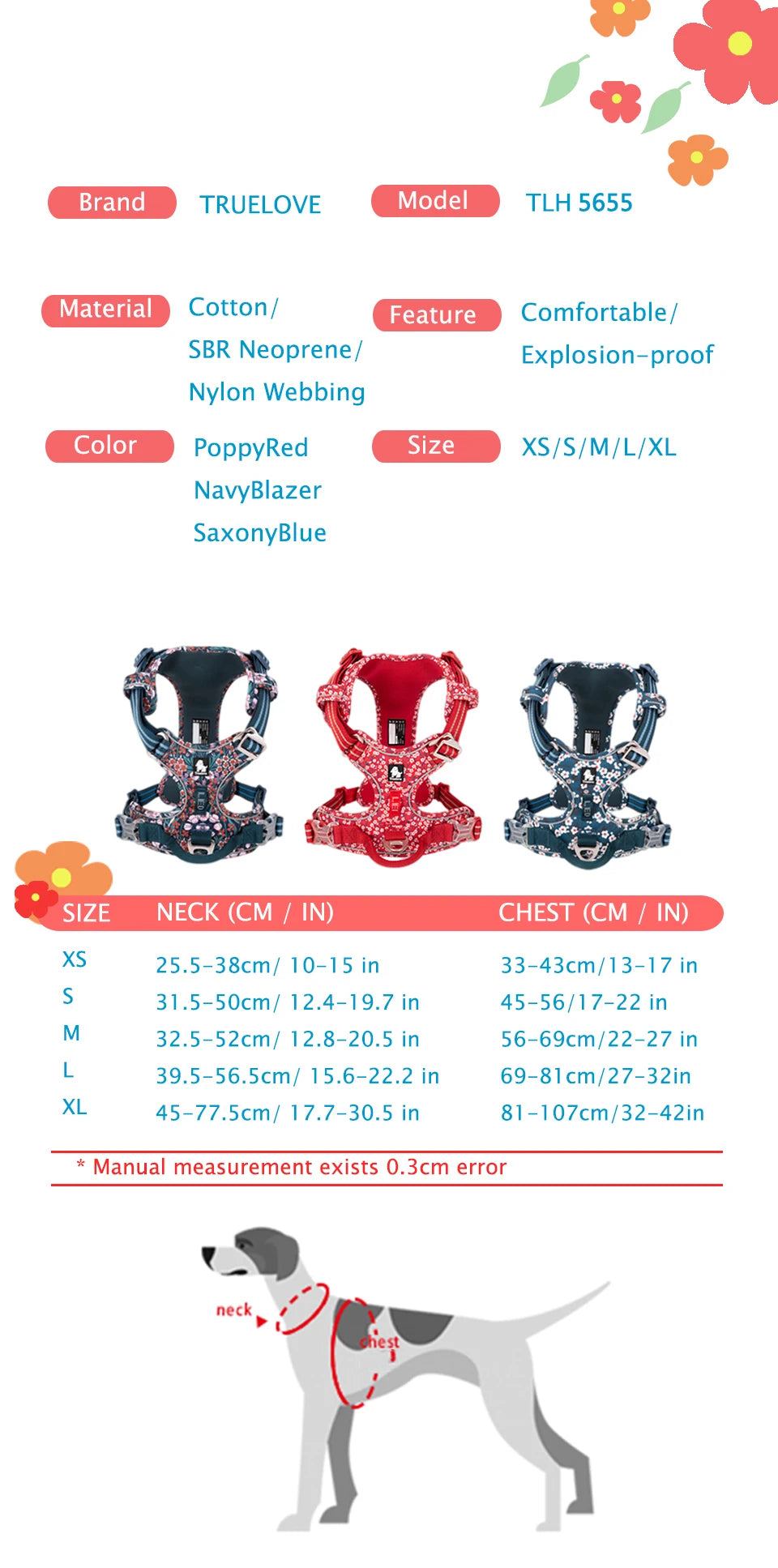 Anti-Zug-Hundegeschirr