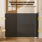 49-inch retractable safety gate, no drilling required 