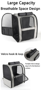 Leichter, atmungsaktiver Katzenrucksack aus Netzgewebe