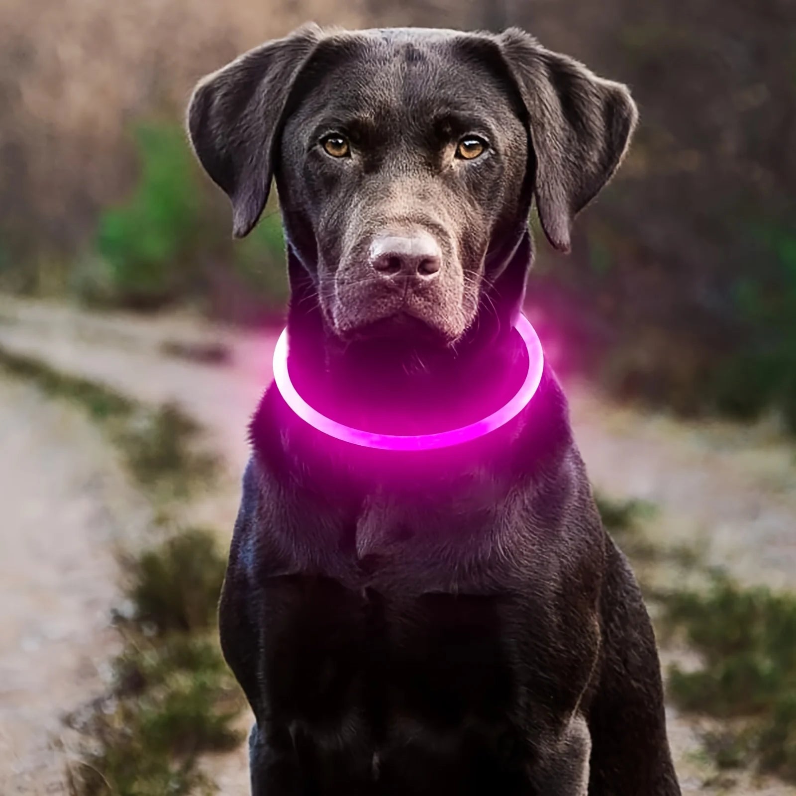 Collier LED-Hunde-USB-Leuchte, wiederaufladbare Nacht 