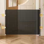49-inch retractable safety gate, no drilling required 