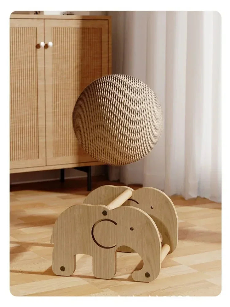 Jouet chat design naturel et ludique