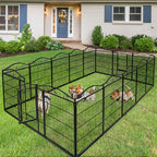 Modular dog enclosure – Large, secure indoor &amp; outdoor space