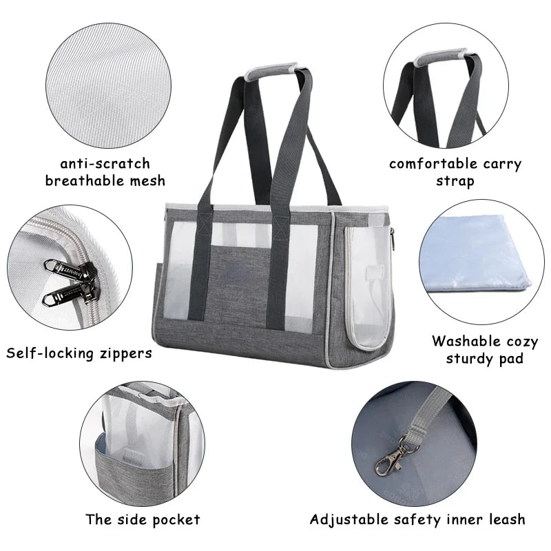 Durable dog carrier bag