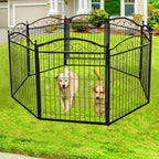 Modular dog enclosure – Large, secure indoor &amp; outdoor space