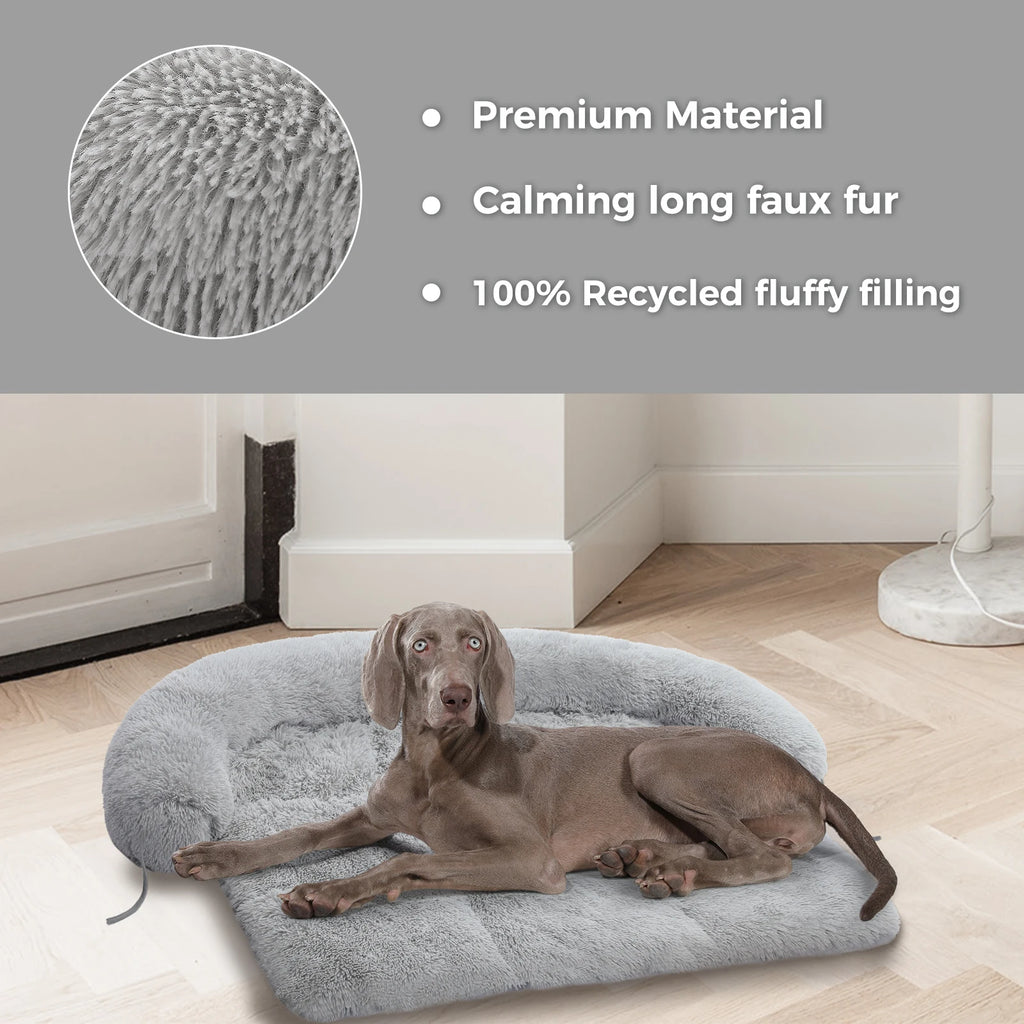 Soft, warm, washable dog/cat bed mat for winter.