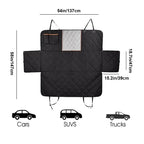 Housse siège arrière chien voiture undurchlässig