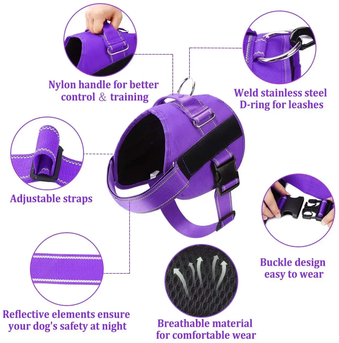 Reflektierendes Hundegeschirr