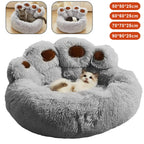 Lit Chien Peluche Patte d'ours Hiver S–XL