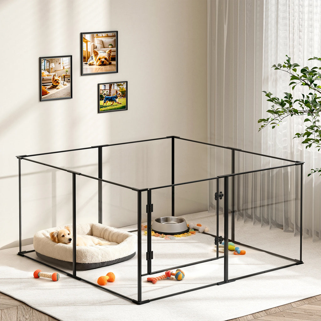 Designer indoor pet park – Safety, transparency &amp; elegance