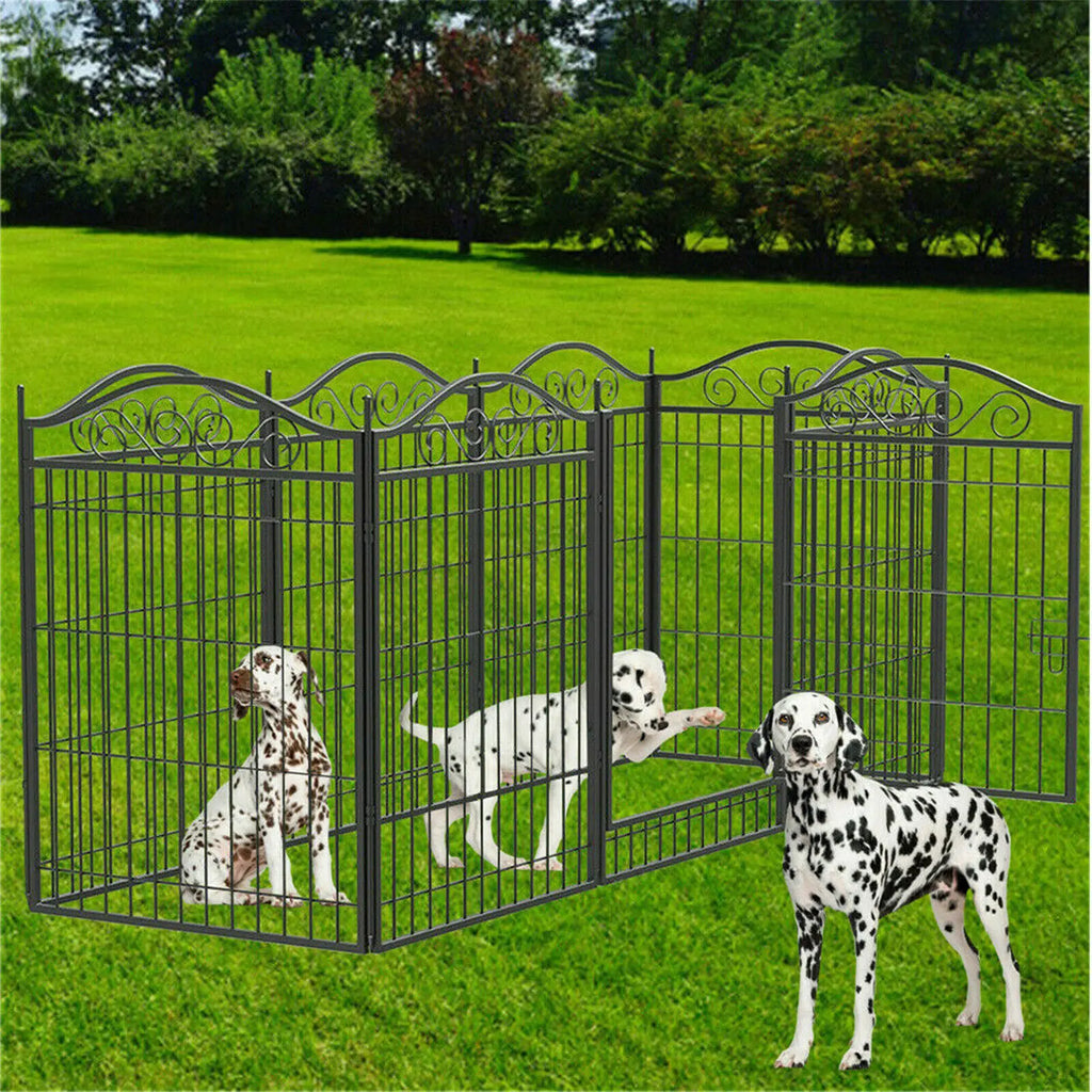 Modular dog enclosure – Large, secure indoor &amp; outdoor space
