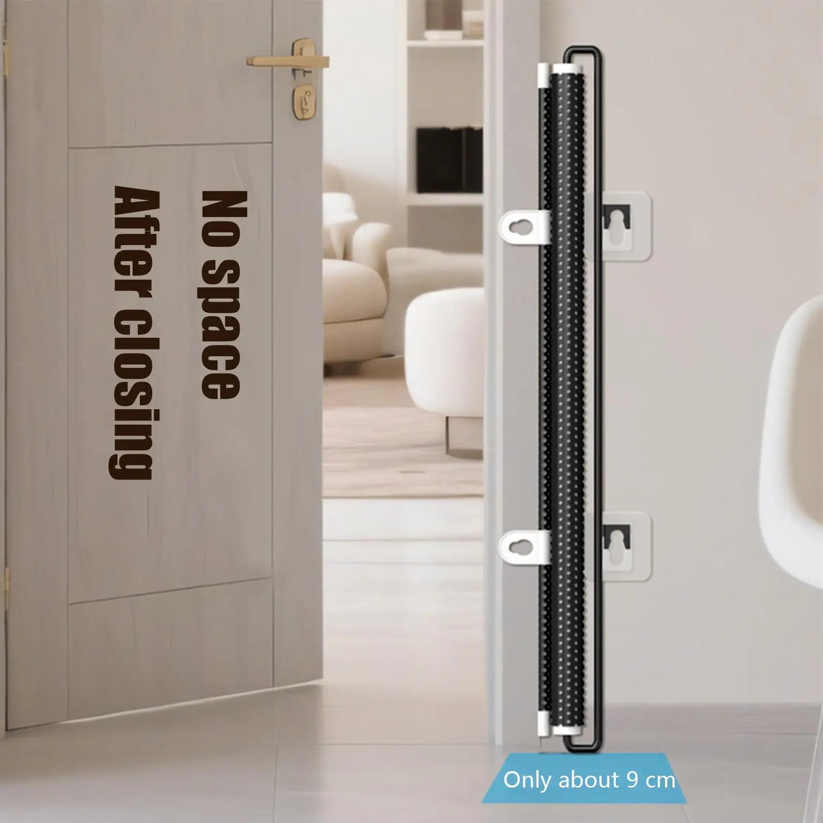 49-inch retractable safety gate, no drilling required 