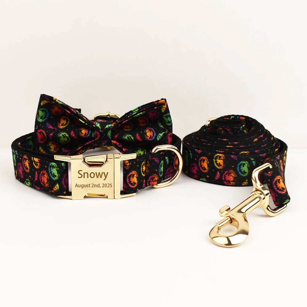 Personalisiertes, graviertes Halloween-Hundehalsband – Sicherheit &amp; Komfort