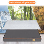 Large orthopedic dog bed with washable cover