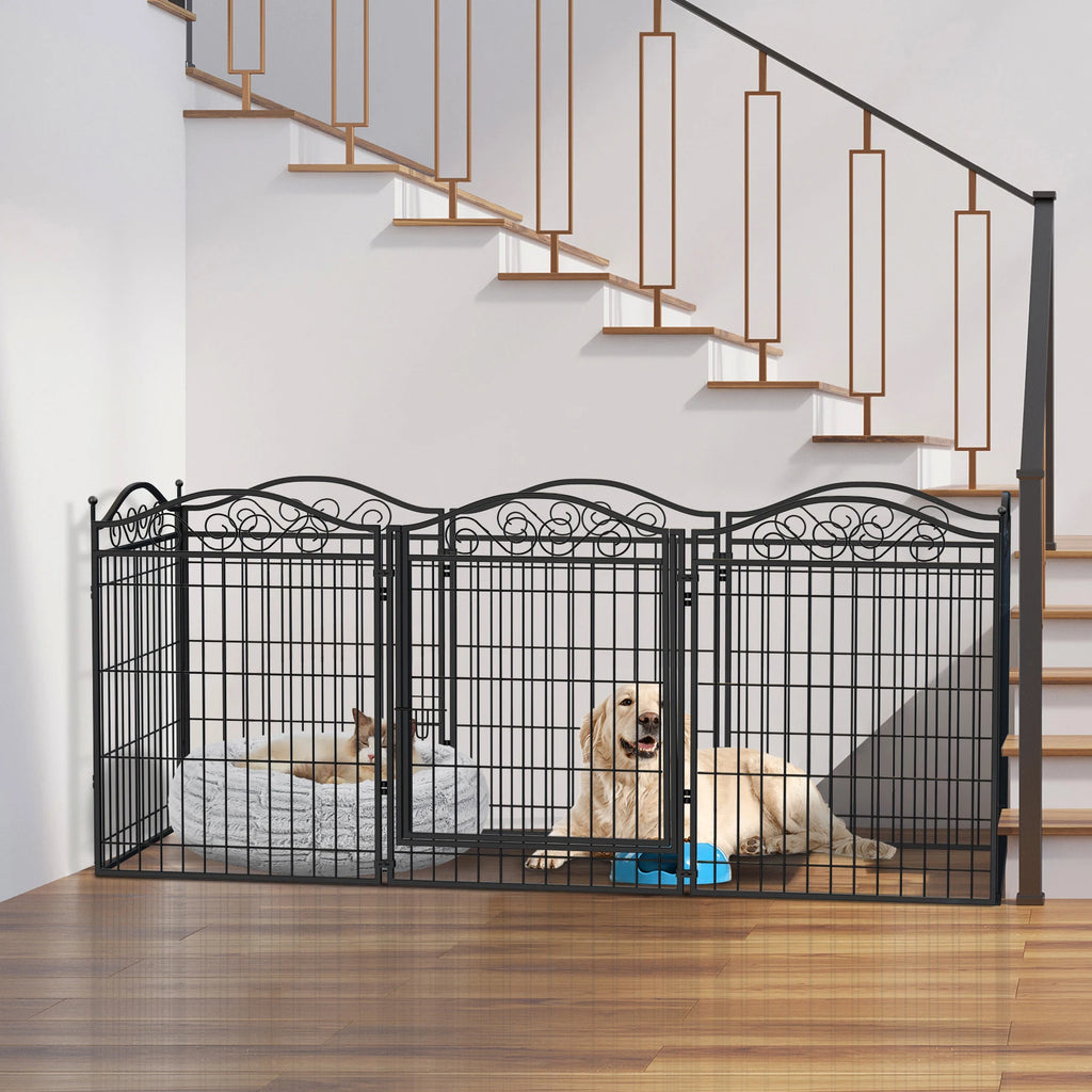 Modular dog enclosure – Large, secure indoor &amp; outdoor space