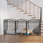 Modular dog enclosure – Large, secure indoor &amp; outdoor space