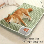 Dog sleeping mat, warm winter mattress, removable and washable kennel mattress, pet supplies, bed for large dogs.