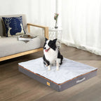 Large orthopedic dog bed with washable cover