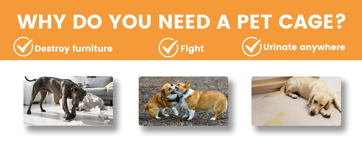 Cage Chien XL empilable Double-Level-Roulettes