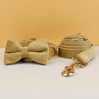 Personalized velvet dog collar