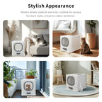 Katzentoilette XL mit hoher geschlossener Eingangsöffnung, spritzwassergeschützt