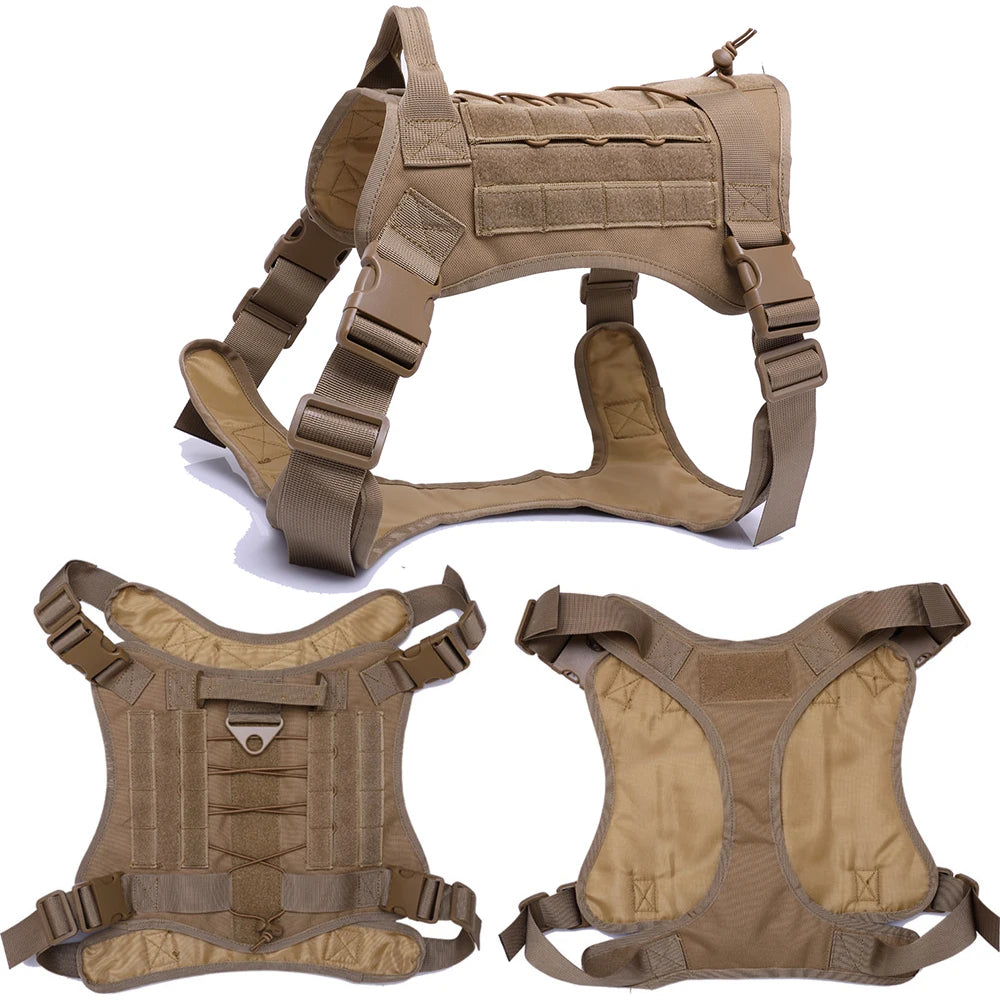 K9 Military Quick Release Tactical Dog Harness