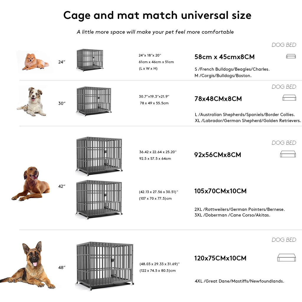 Großes, waschbares orthopädisches Hundebett aus Schaumstoff