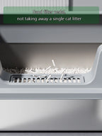 XL Katzenstreuschale aus Edelstahl