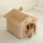 Maison biegsamer Chat Chien Housse Waschbarer Kokon