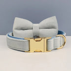 Customizable velvet dog collar