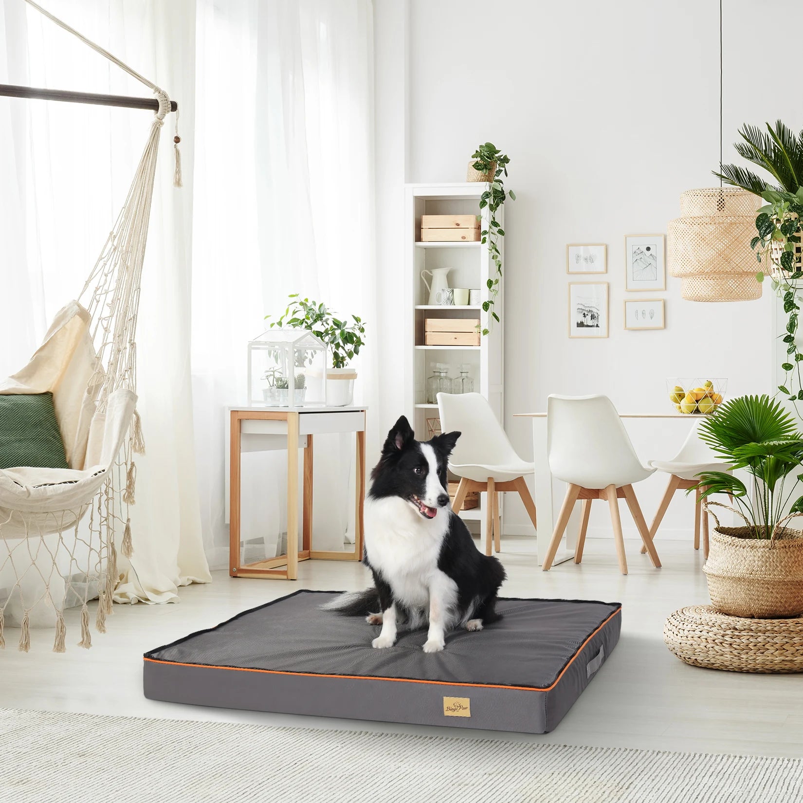 Lit chien grande taille orhopédique housse lavable