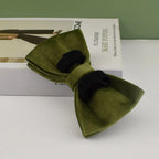 Personalized engraved green velvet dog collar