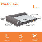 Panier chien L apaisant peluche amovible robust