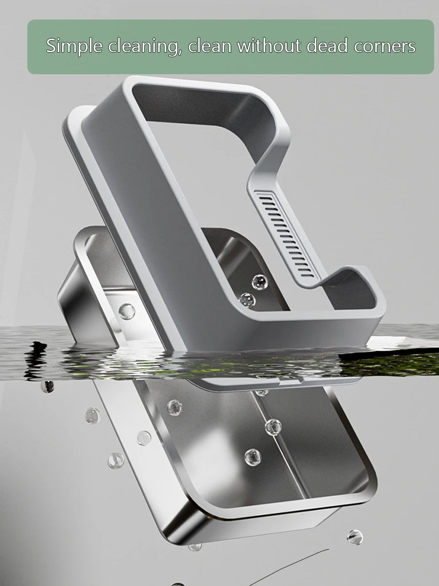 XL Katzenstreuschale aus Edelstahl