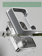 XL Katzenstreuschale aus Edelstahl