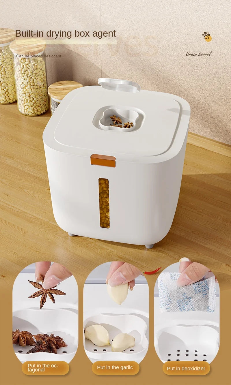 Hermetischer Futterbehälter für Hunde und Katzen gegen Feuchtigkeit