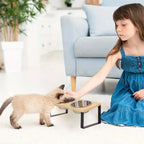 Gamelles Chat Surélevées 15° Anti-Erbrechen