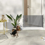 49-inch retractable safety gate, no drilling required 